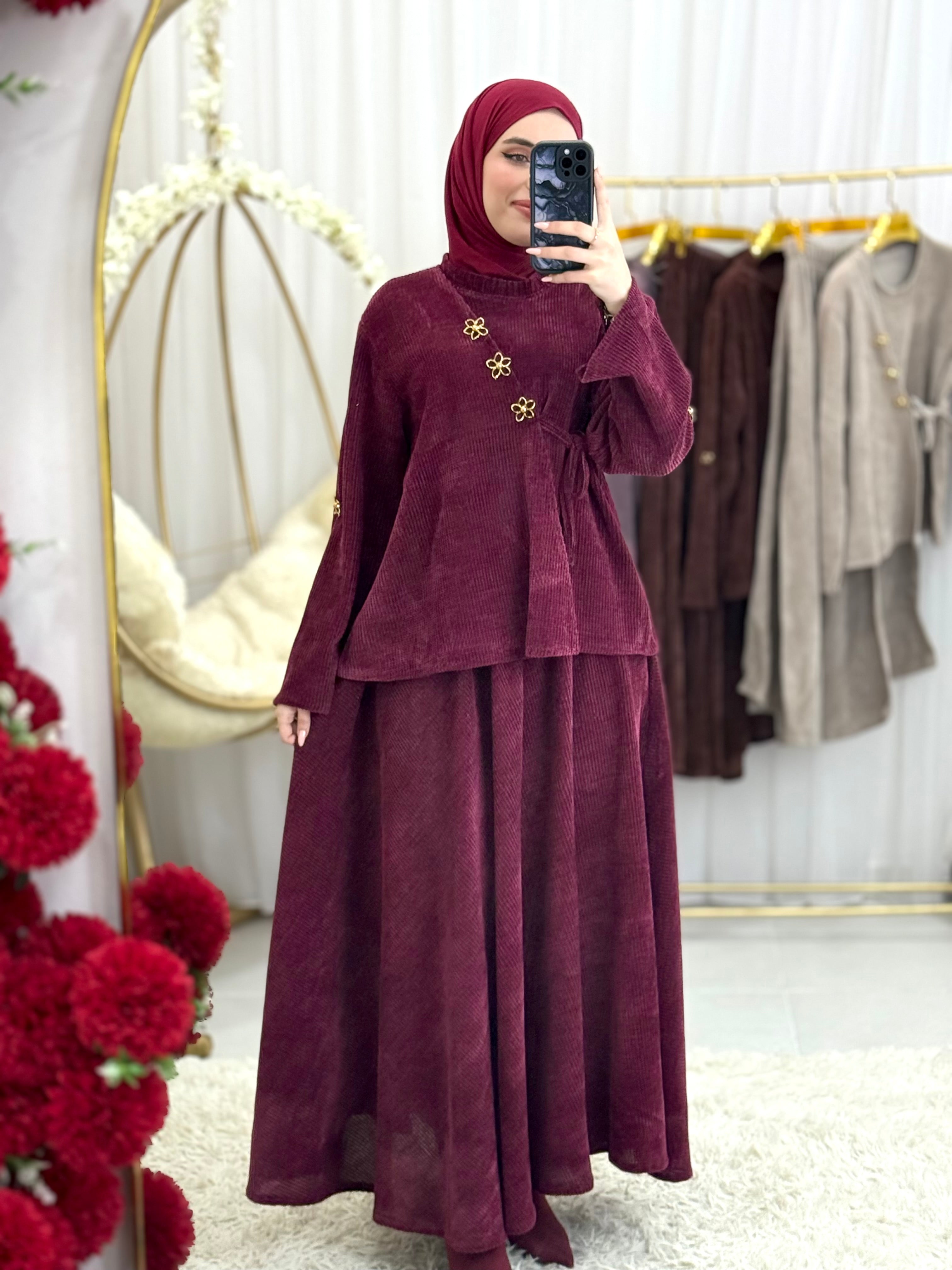 Ensemble Flora – Élégance & Confor (Jupe)