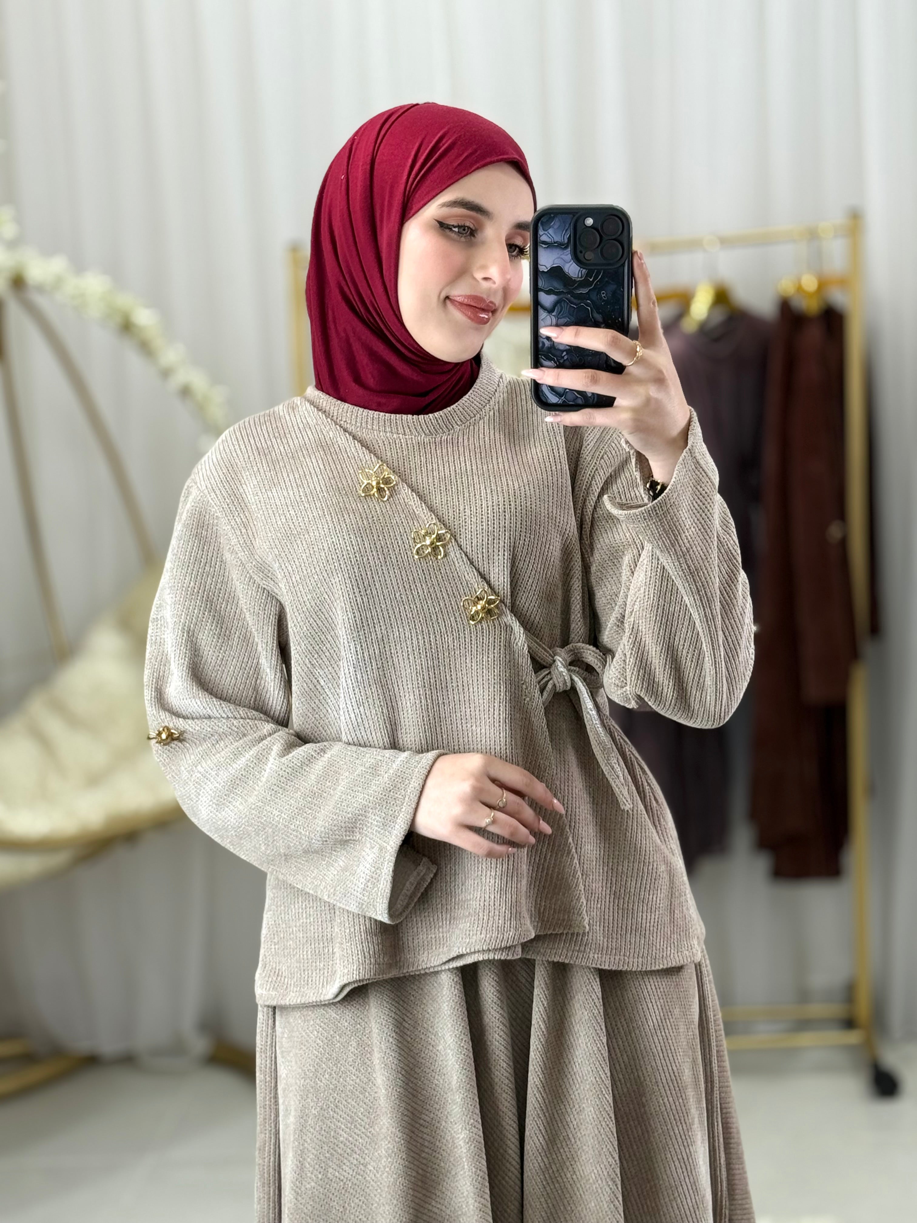 Ensemble Flora – Élégance & Confor (Jupe)