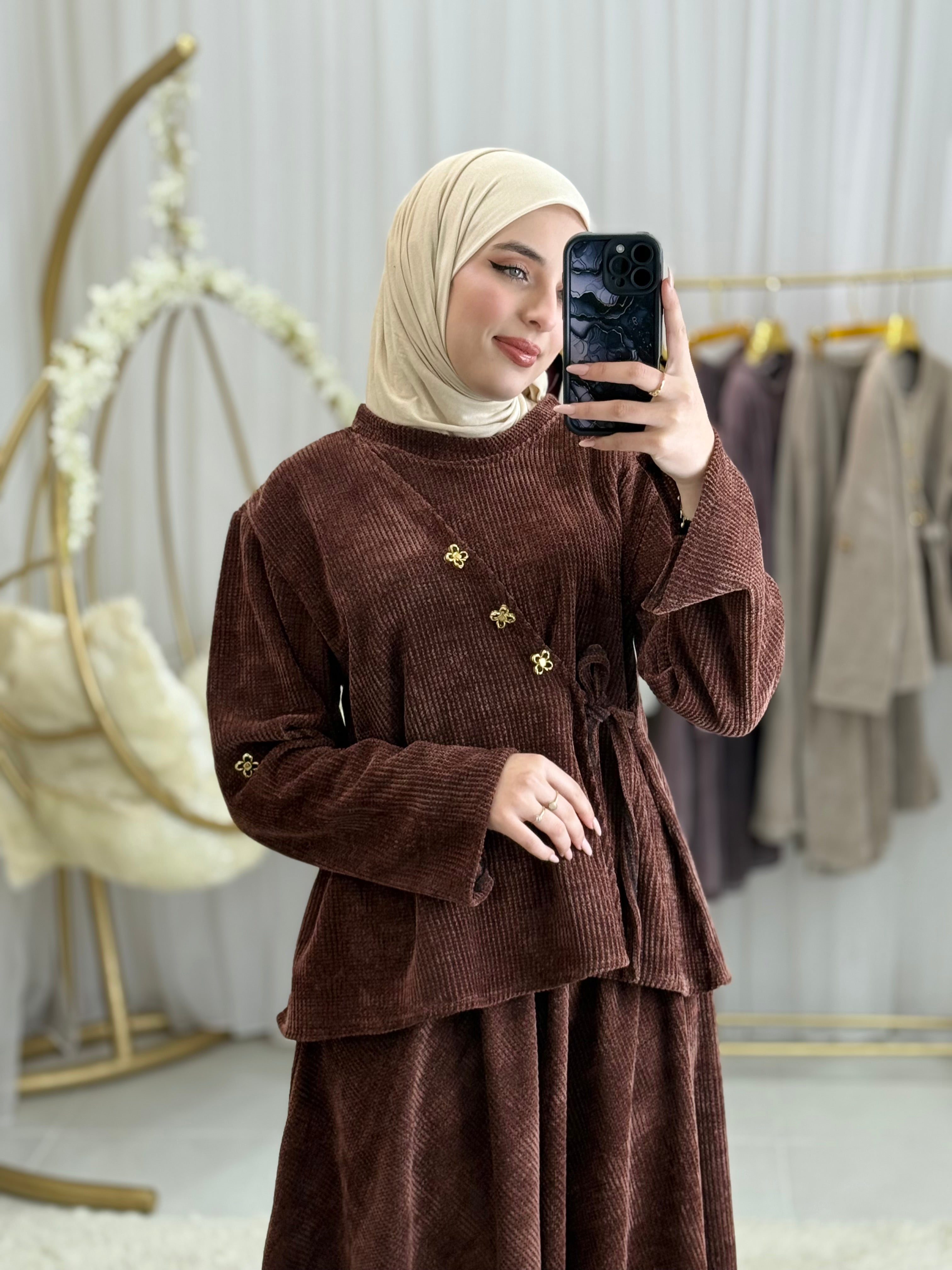 Ensemble Flora – Élégance & Confor (Jupe)