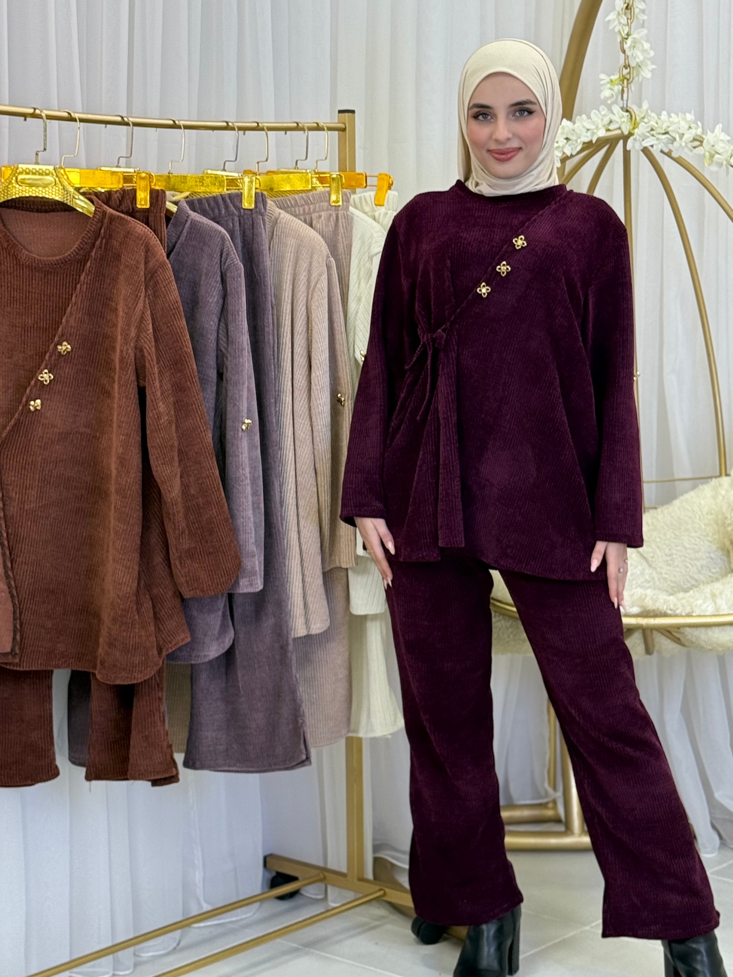 Ensemble Flora – Élégance & Confor (Pentalon)