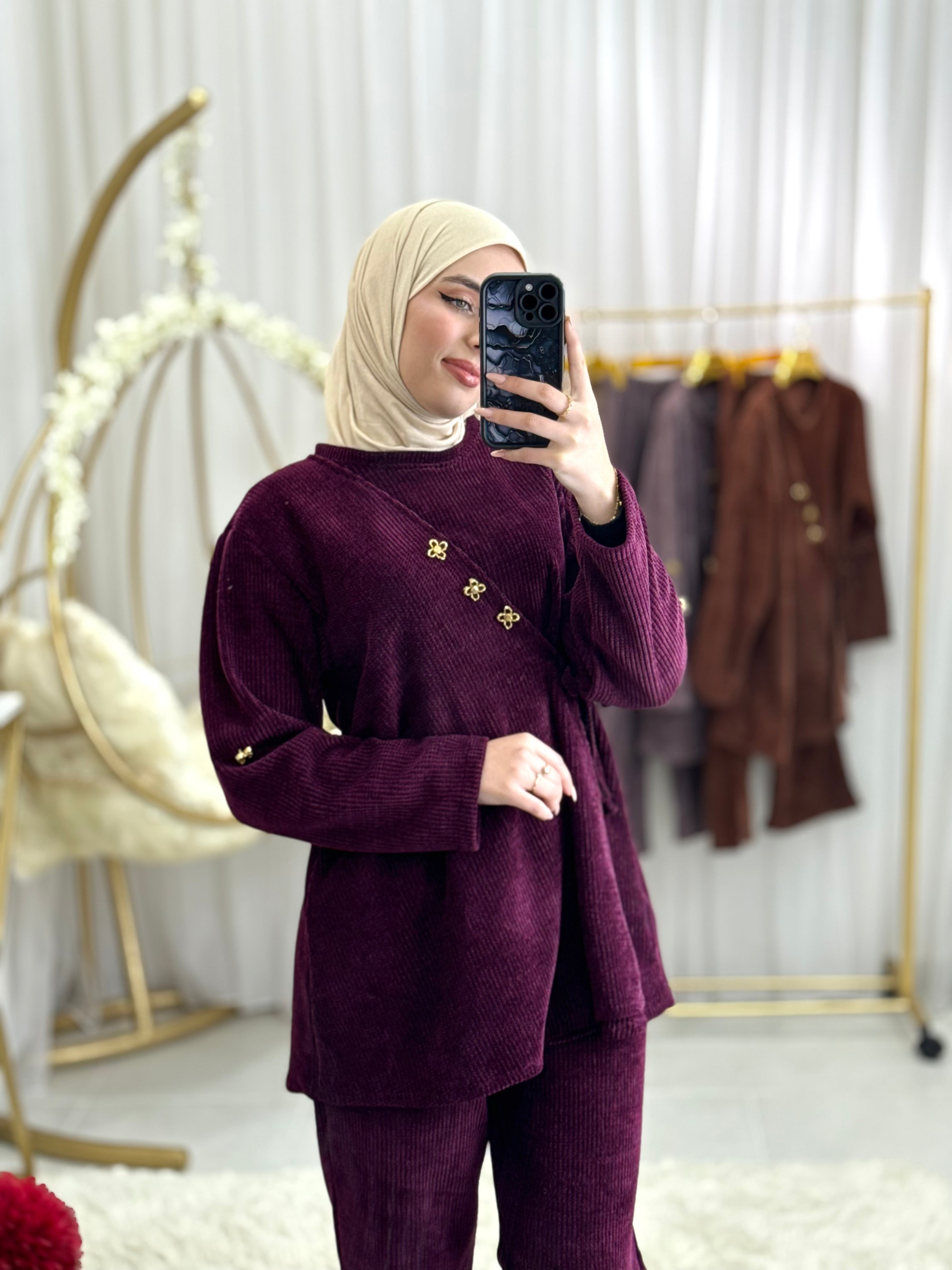 Ensemble Flora – Élégance & Confor (Pentalon)