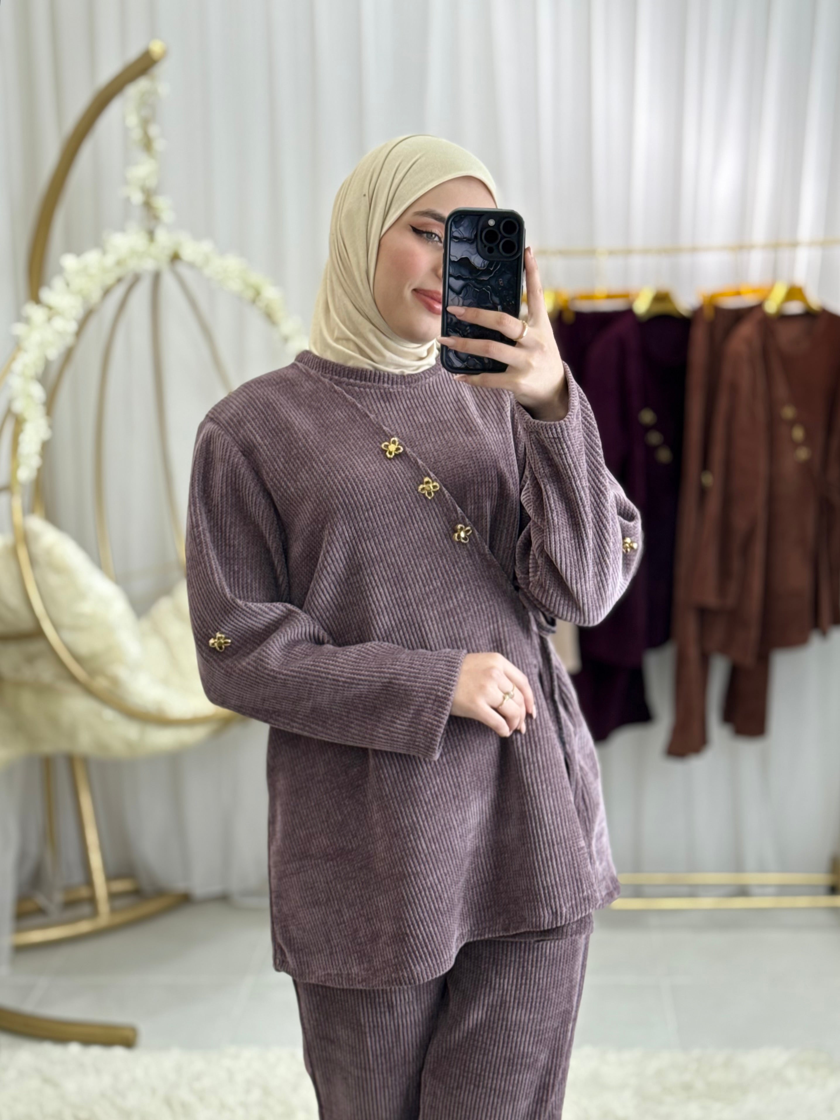 Ensemble Flora – Élégance & Confor (Pentalon)