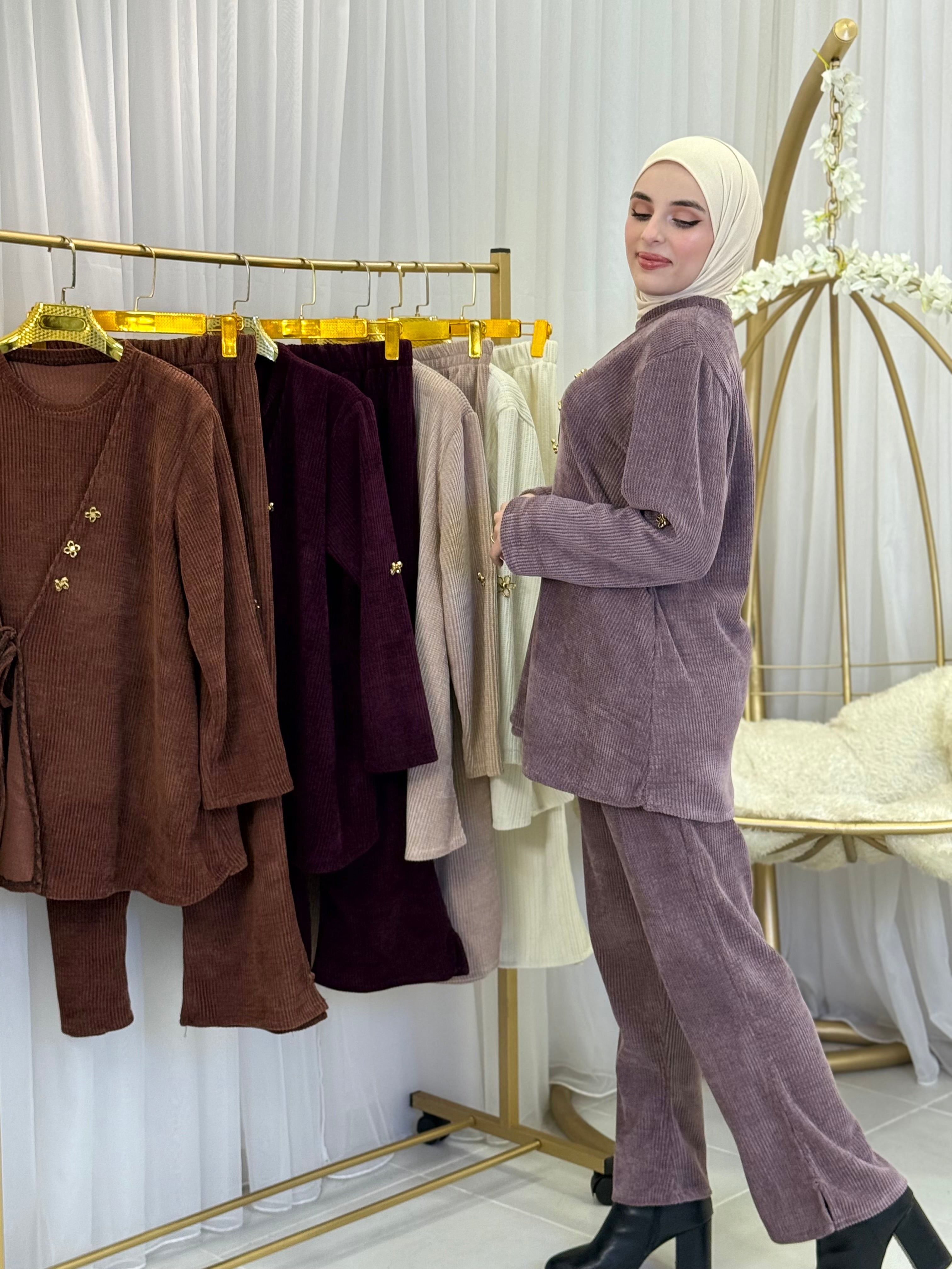 Ensemble Flora – Élégance & Confor (Pentalon)