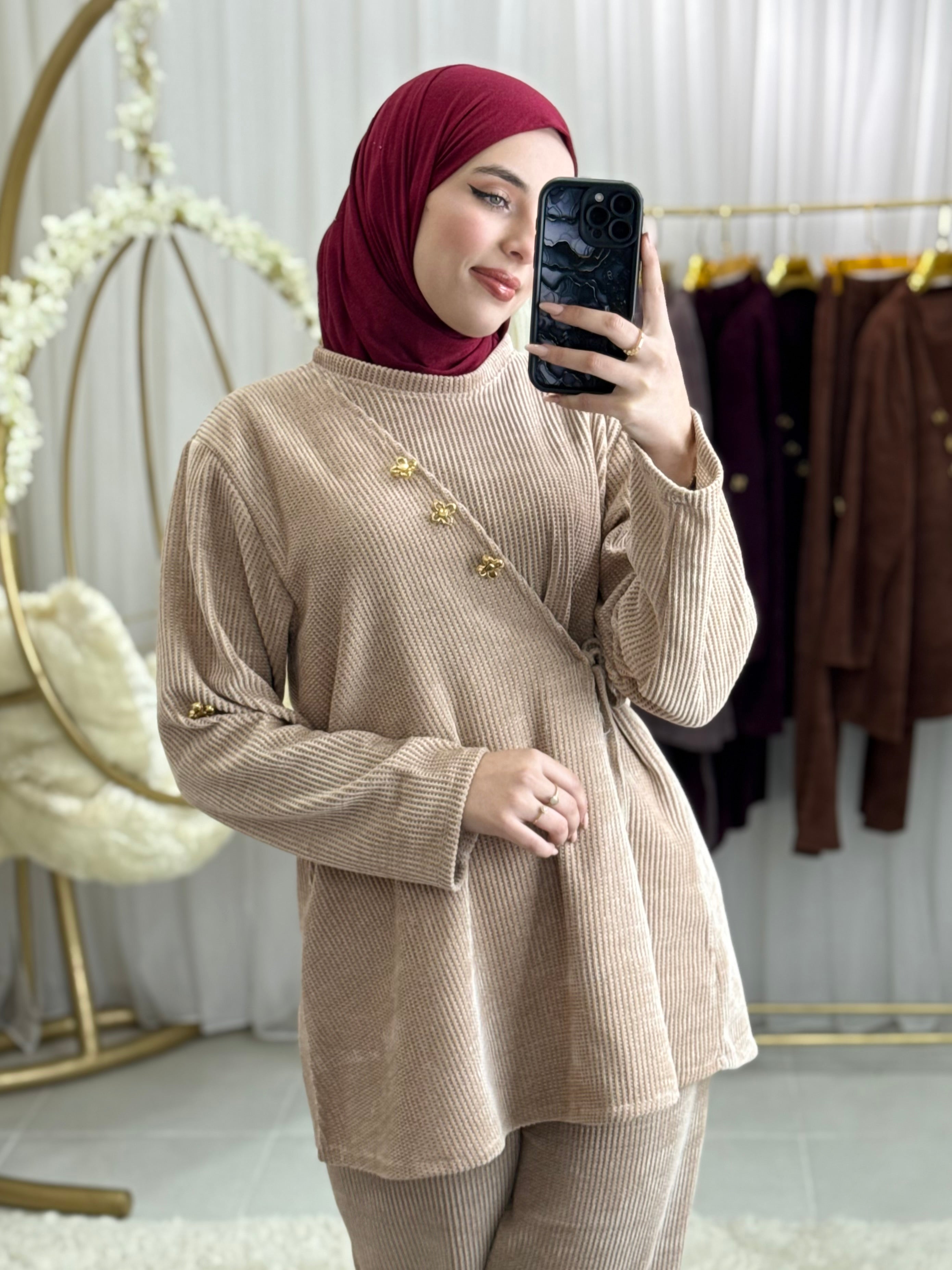 Ensemble Flora – Élégance & Confor (Pentalon)